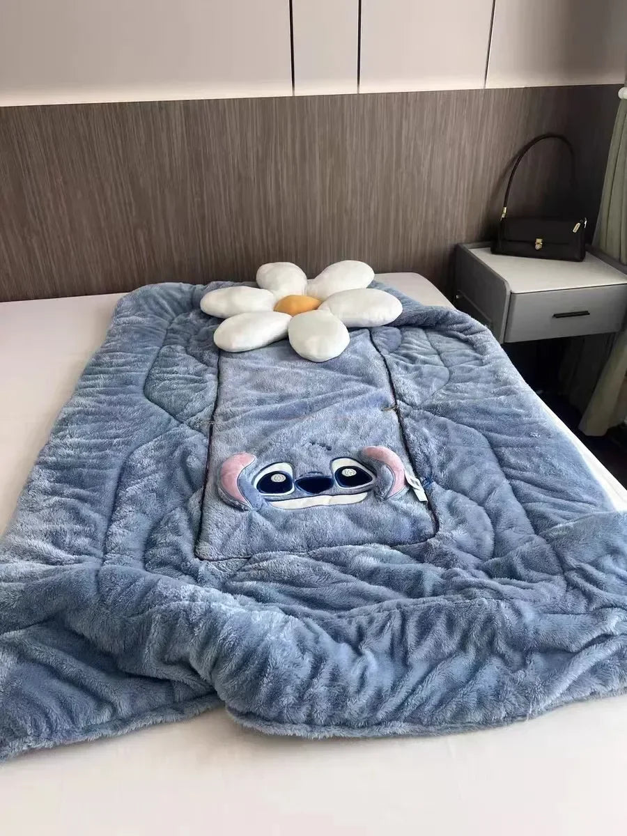 Fulindi| Stich Disney-Decke 2-in-1