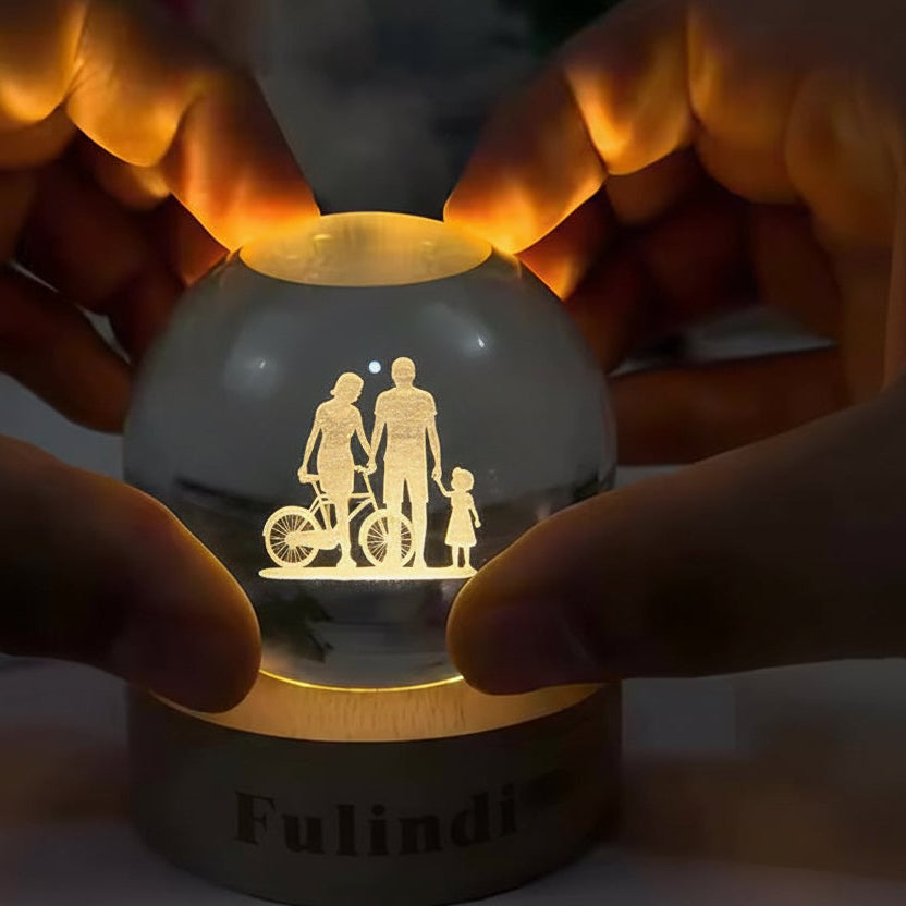 Fulindi| Sfera di cristallo personalizzata
