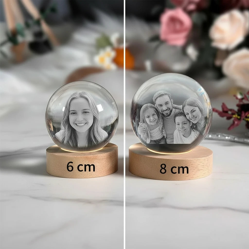 Fulindi| Sfera di cristallo personalizzata